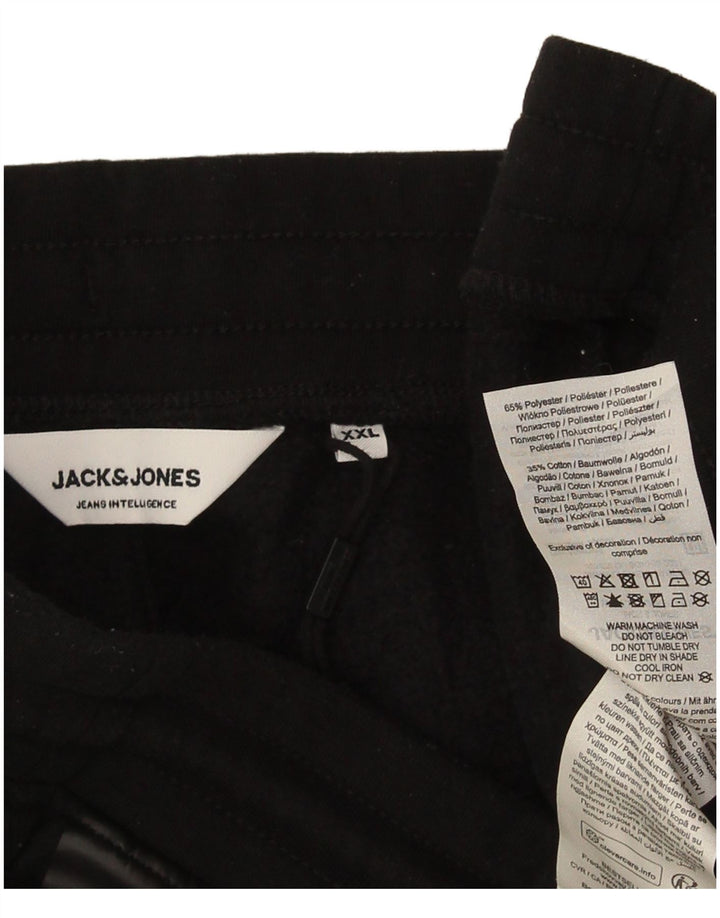 Jack & Jones Herre træningsdragt Bukser Joggers 2XL Sort Polyester