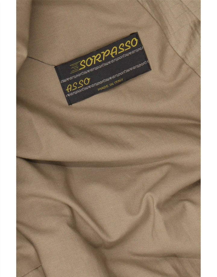 Vintage Trench Coat til mænd UK 42 XL Beige