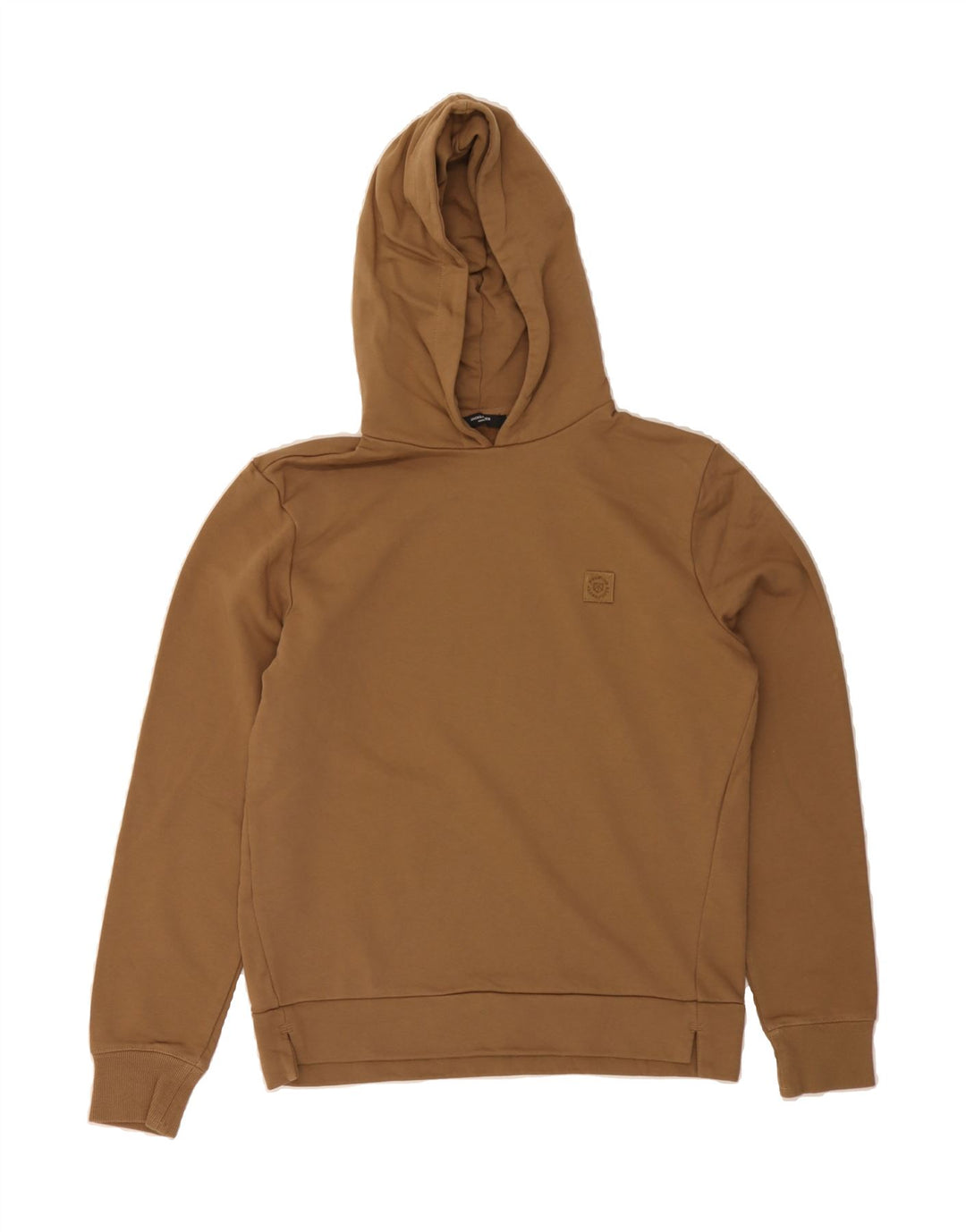 JACK & JONES Mens Hoodie Jumper Medium Brown Cotton Vintage Jack & Jones and Second-Hand Jack & Jones from Messina Hembry 