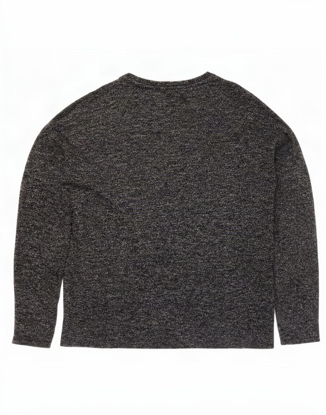 Zara Dame Grafisk Top Langærmet UK 12 Medium Grey Floral