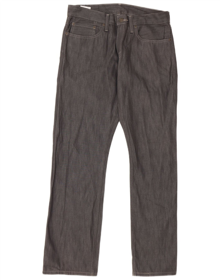 LEVI'S Straight jeans til mænd W32 L32 Grå bomuld