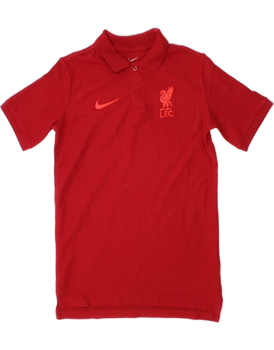 NIKE Boys Polo Shirt 10-11 Years Medium  Red Cotton Vintage Nike and Second-Hand Nike from Messina Hembry 