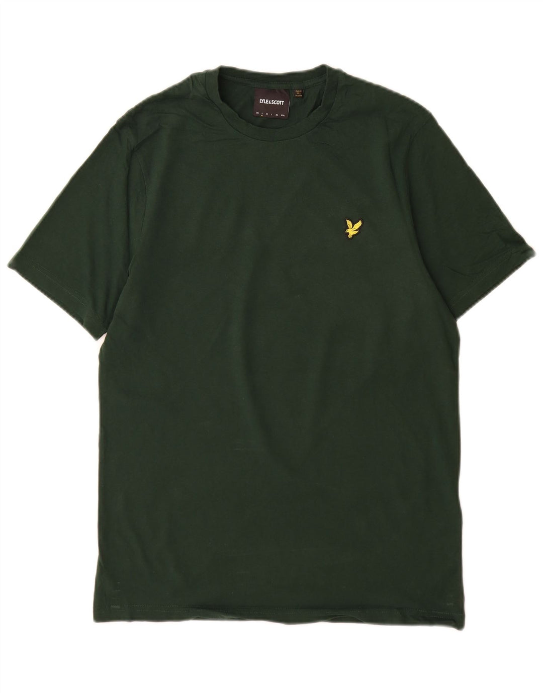 Lyle & Scott Herre T-shirt Top Lille grøn bomuld