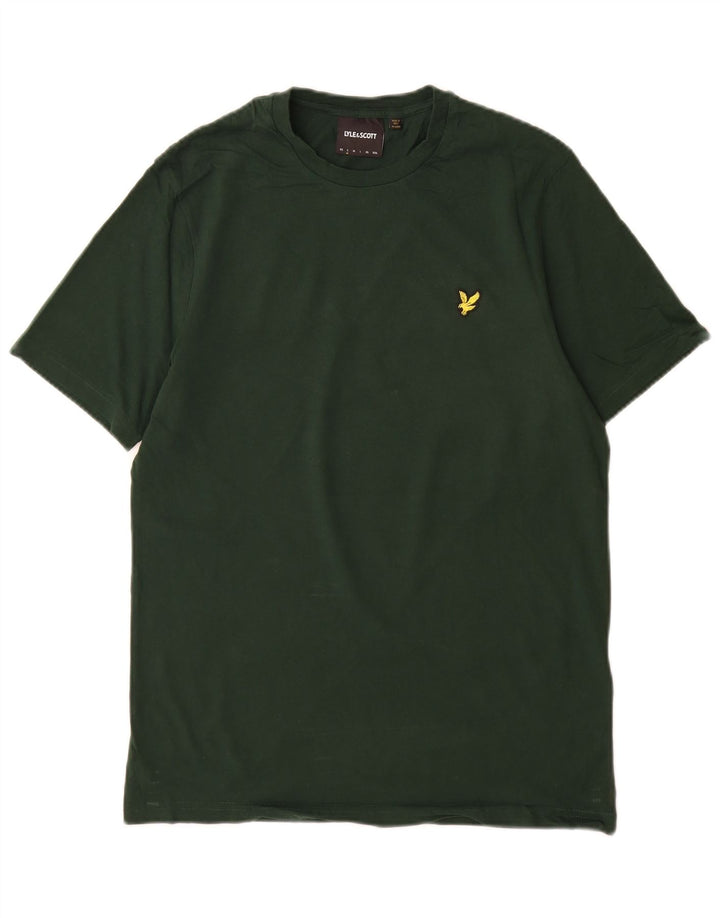 Lyle & Scott Herre T-shirt Top Lille grøn bomuld