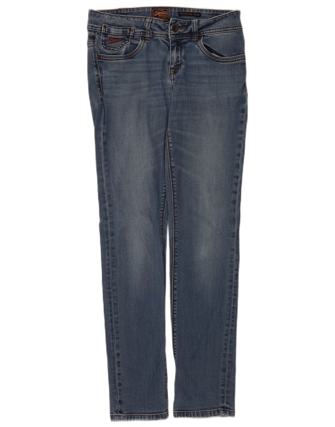 Superdry Cigarette Slim Jeans til kvinder W30 L32 Blå