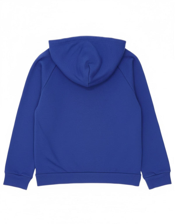 Under Armour drenge grafisk hættetrøje 7-8 år lille blå bomuld