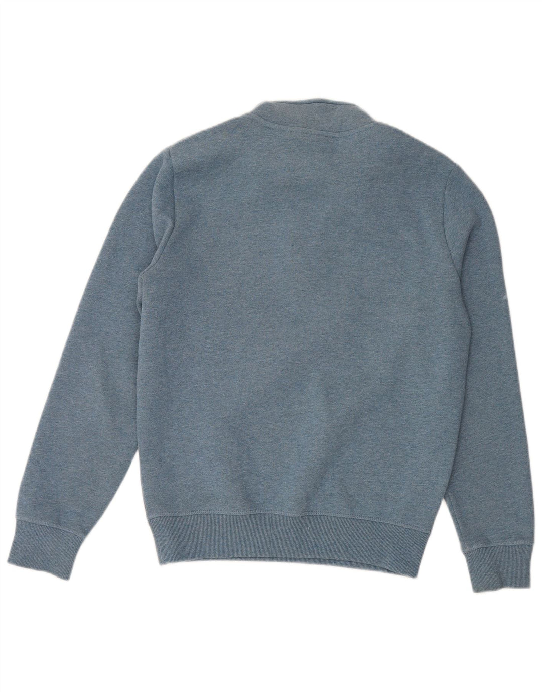 Superdry Sweatshirt med lynlås til mænd, lille blå bomuld