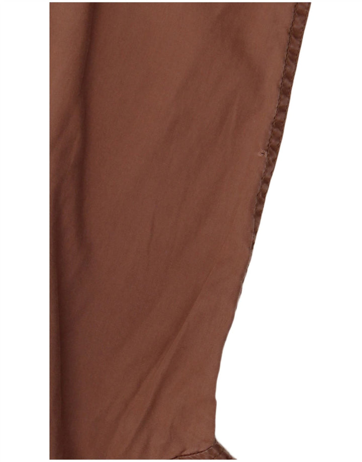 Vintage herreskjorte XL brun bomuld