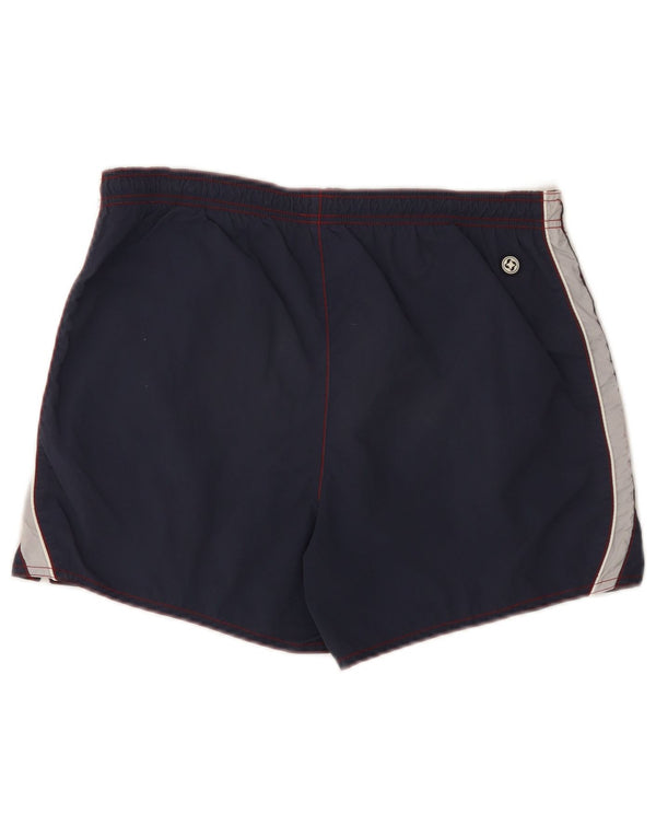 COLMAR Mens Swimming Shorts IT 50 Medium  Navy Blue Colourblock Polyamide
