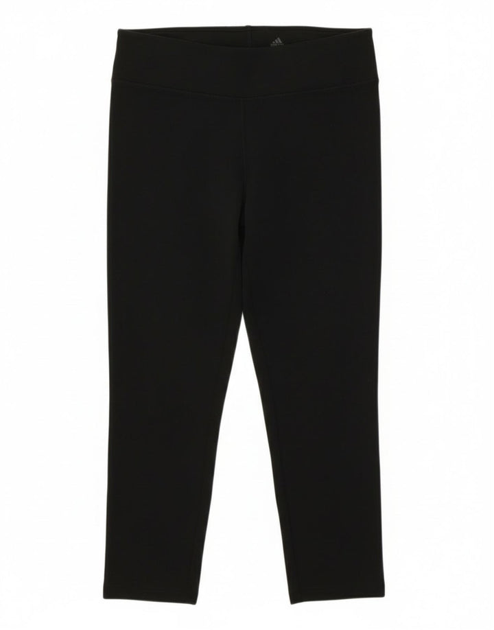 Adidas Dame Climalite Capri Leggings UK 8/10 Small Black