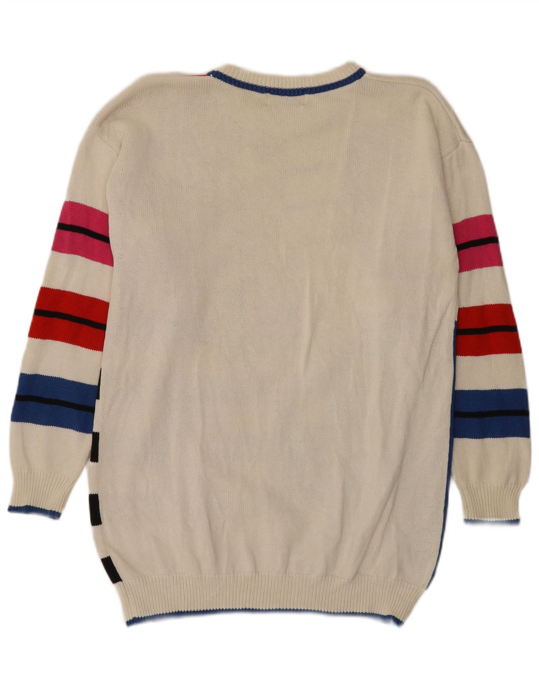 Basic Womens Longline Boat Neck Jumper Sweater UK 14 Medium Flerfarvet