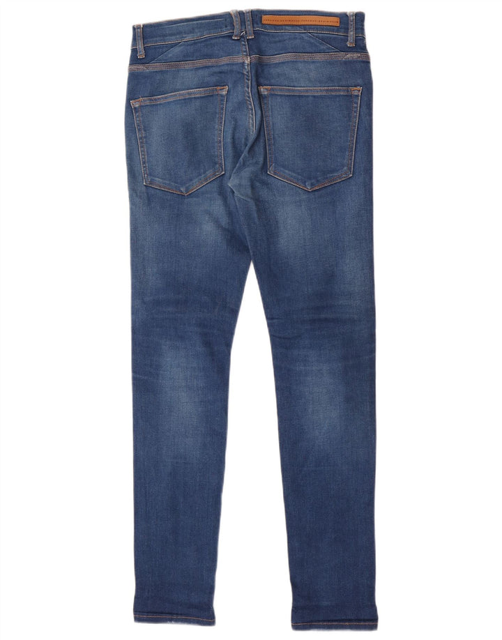 Zara Herre Skinny Jeans EU 38 Small W30 L30 Blå