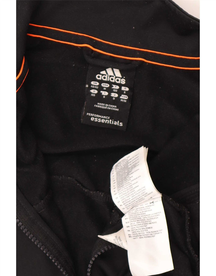 Adidas Træningsdragt til mænd Topjakke UK 40/42 Medium Sort Polyester
