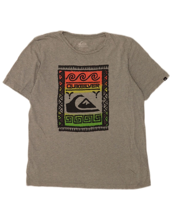 Quiksilver drenge Regular Fit grafisk T-shirt top 15-16 år grå flækket