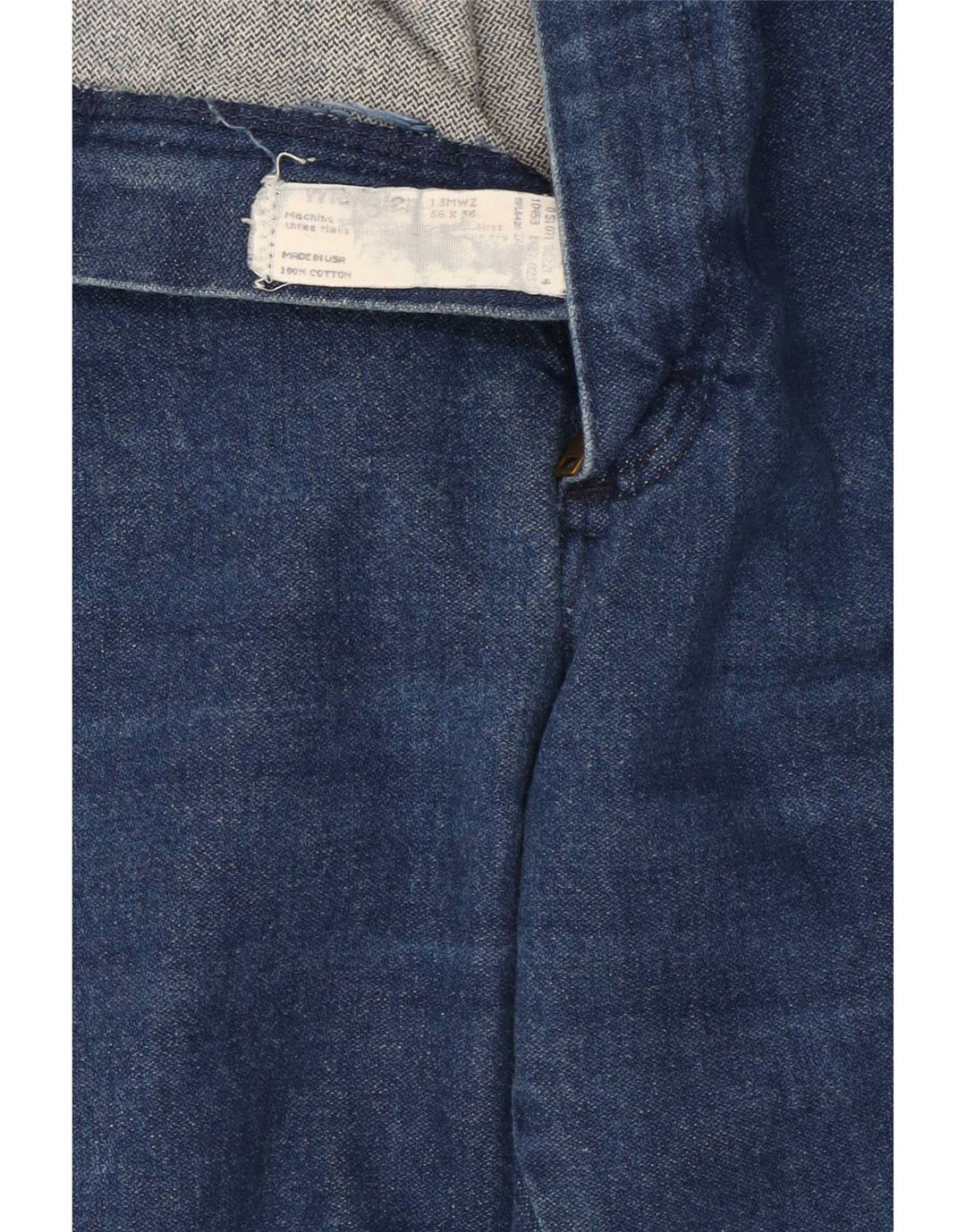 Wrangler Straight Jeans til mænd W38 L26 Marineblå Bomuld