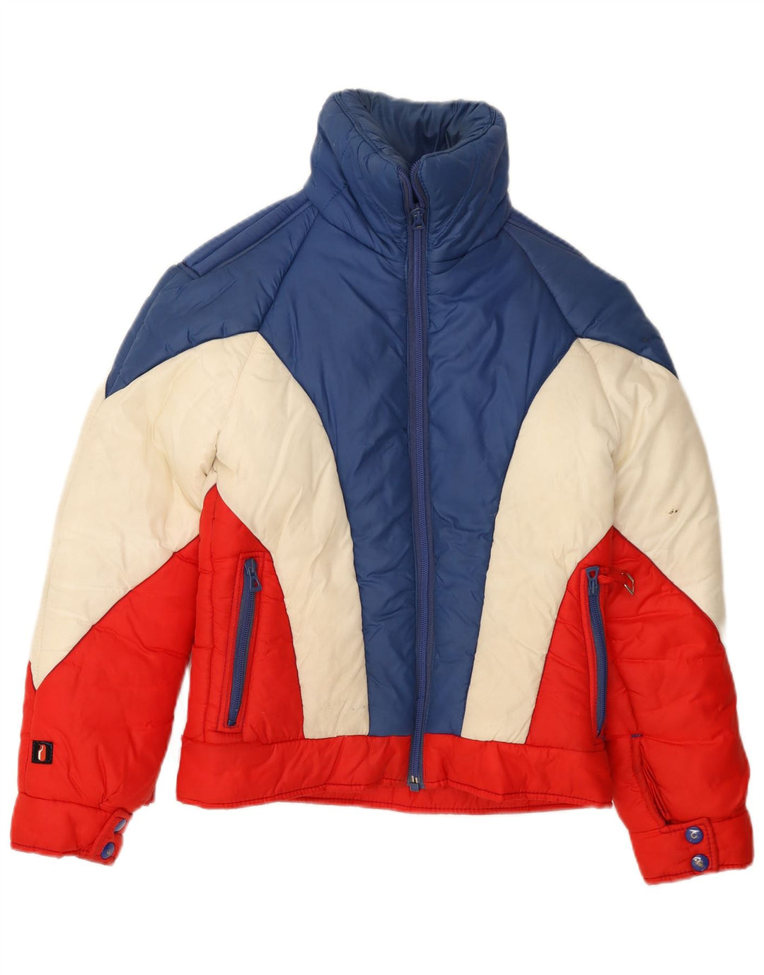 Ellesse Dame Hætte Polstret Jakke IT 42 Medium Flerfarvet Colourblock