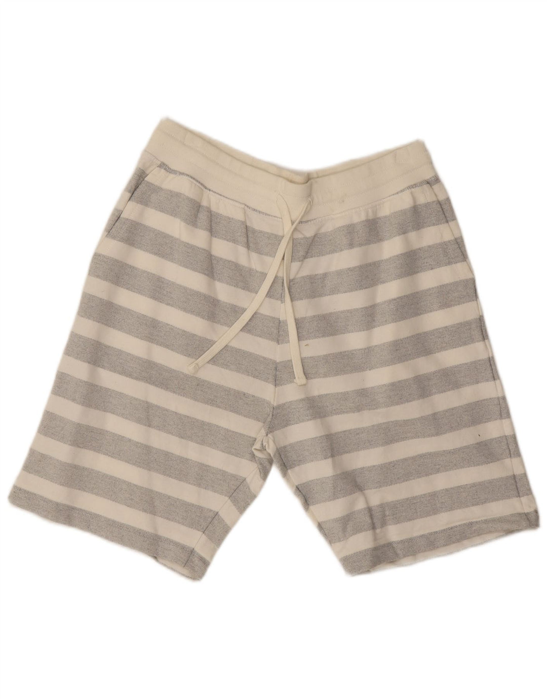 Zara Herre Sportshorts XL Gråstribet bomuld