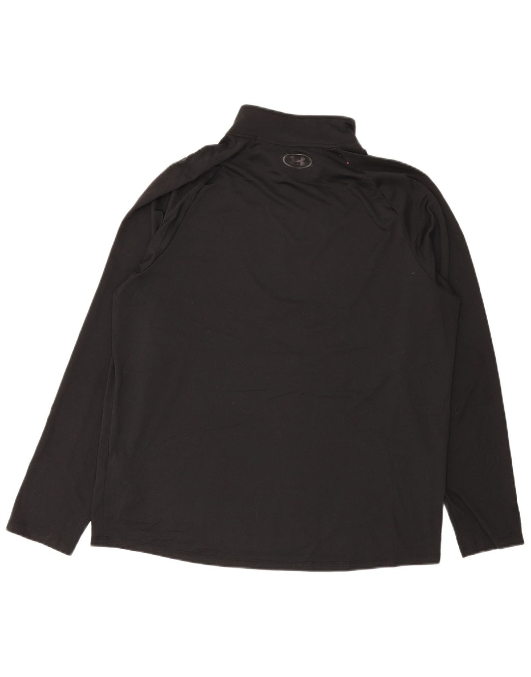 Under Armour Herre Zip Neck Loose Fit Top Langærmet XL Sort Polyester