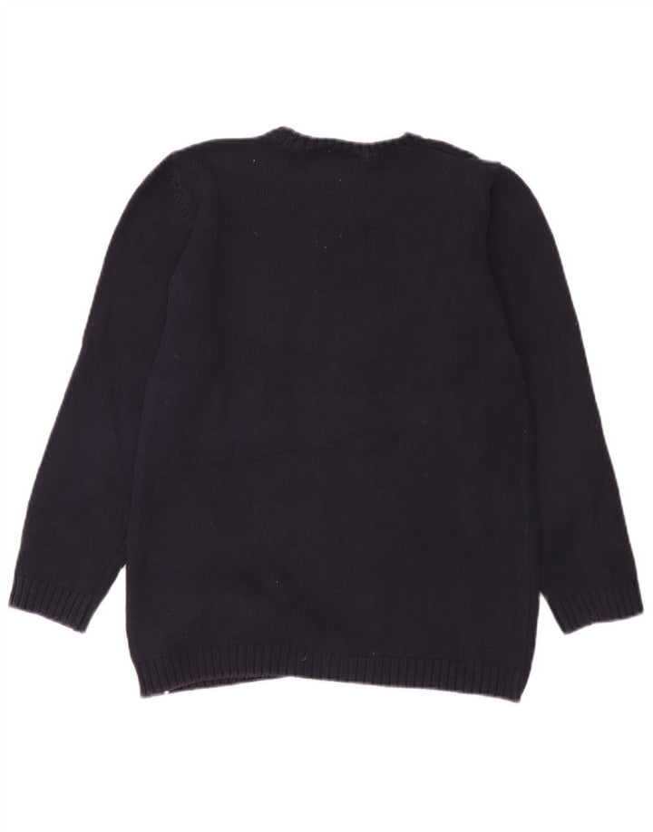 Marks & Spencer Dame sweater med rund hals DK 10 Small Navy Blue