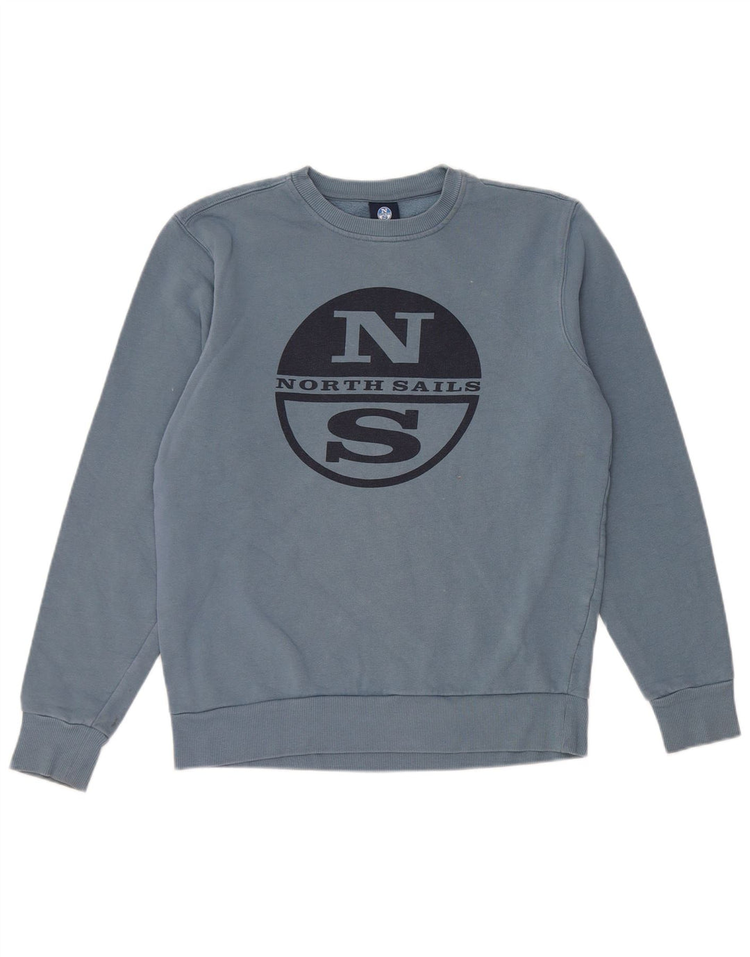 North Sails Herre Grafisk Sweatshirt Jumper XS Blå Bomuld