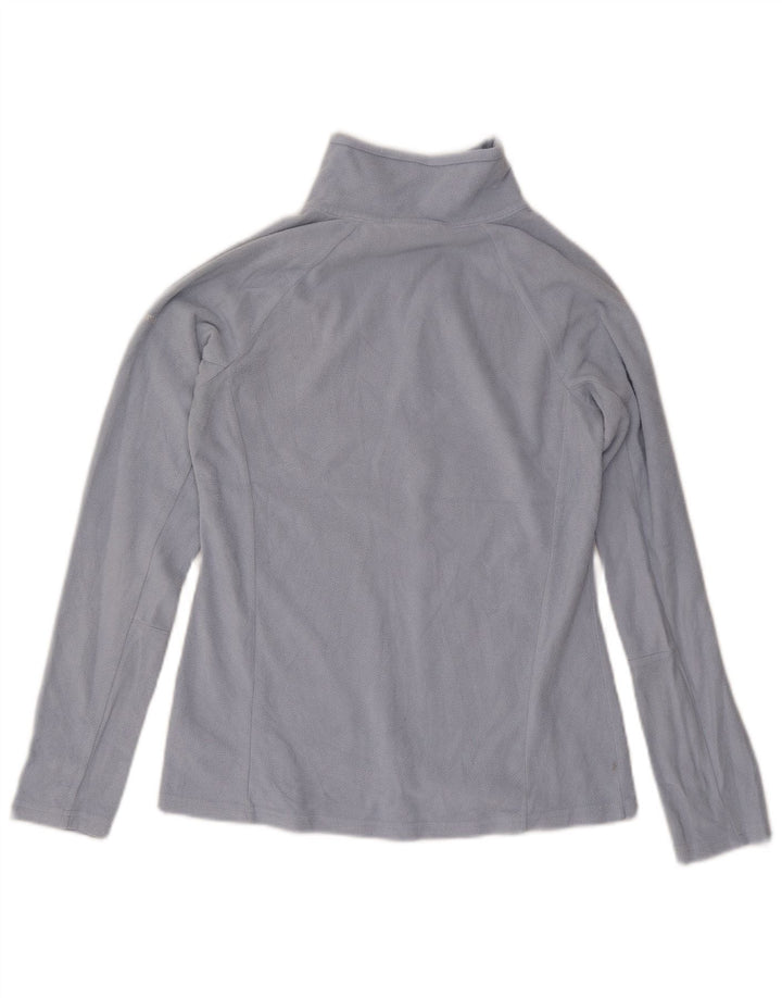 Columbia Dame lynlås-hals Fleece Jumper UK 10 Lille blå polyester