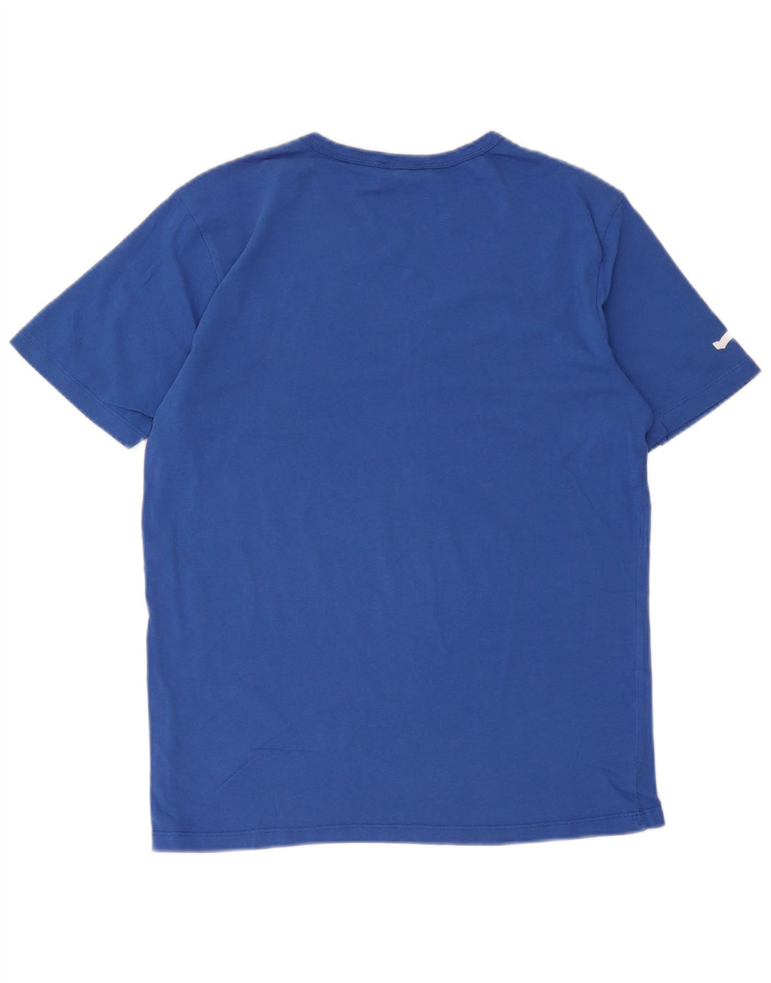 Gas Herre Grafisk T-Shirt Top Stor Blå Bomuld