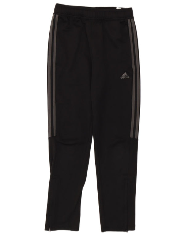Adidas Boys Aeroready Tracksuit Bukser 11-12 år Sort Polyester