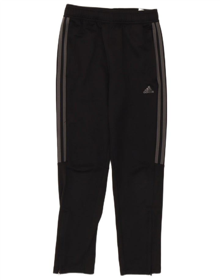 Adidas Boys Aeroready Tracksuit Bukser 11-12 år Sort Polyester