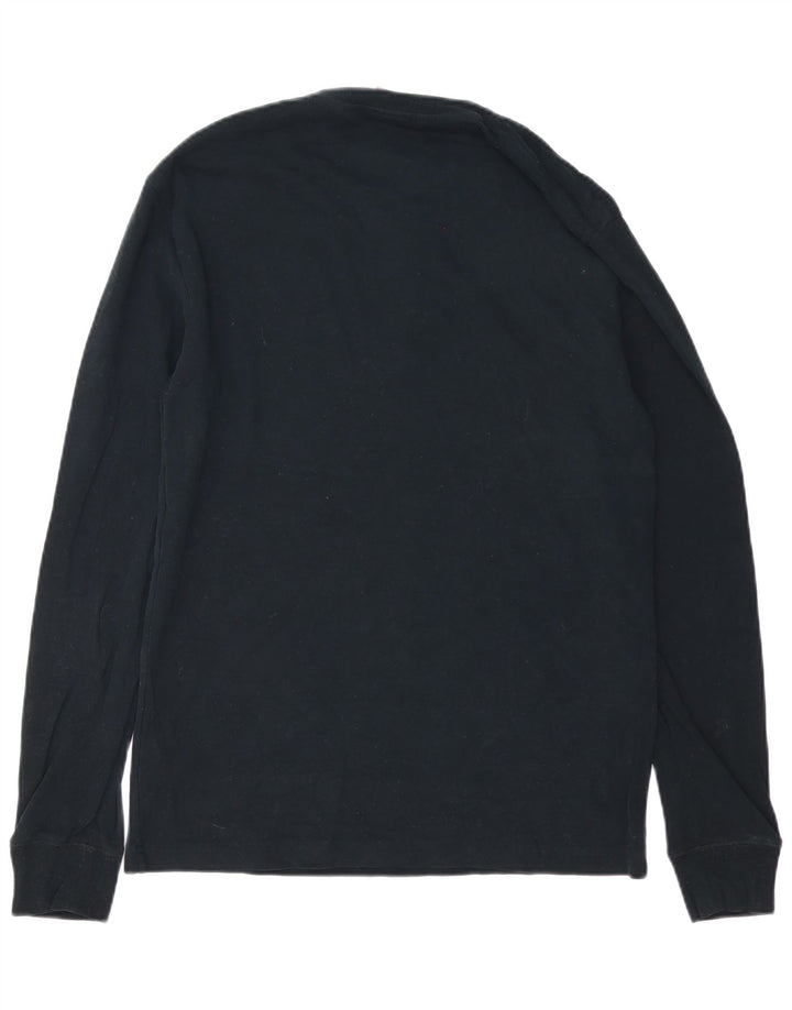 Superdry Herre Top Langærmet Stor Sort Bomuld