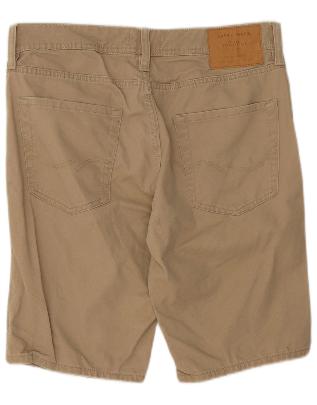 Jack & Jones Herre Casual Shorts Små W29 Beige Bomuld