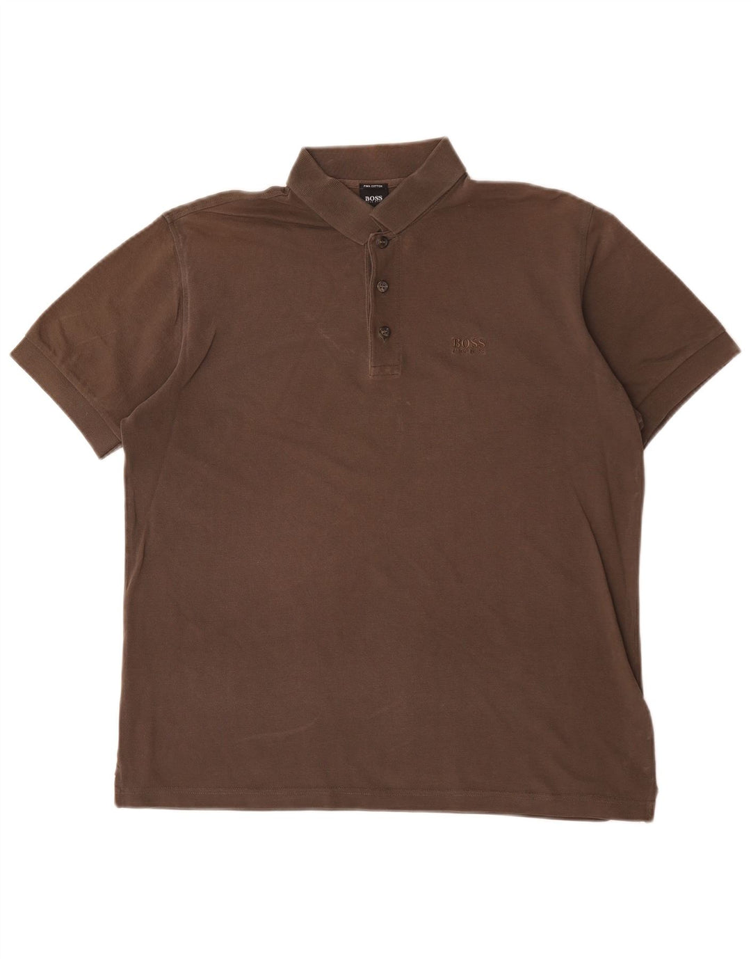 Hugo Boss herre poloshirt Medium brun bomuld