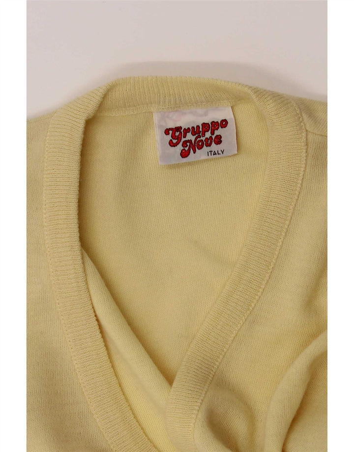Vintage Herrevest Tank Top IT 52 Stor Gul