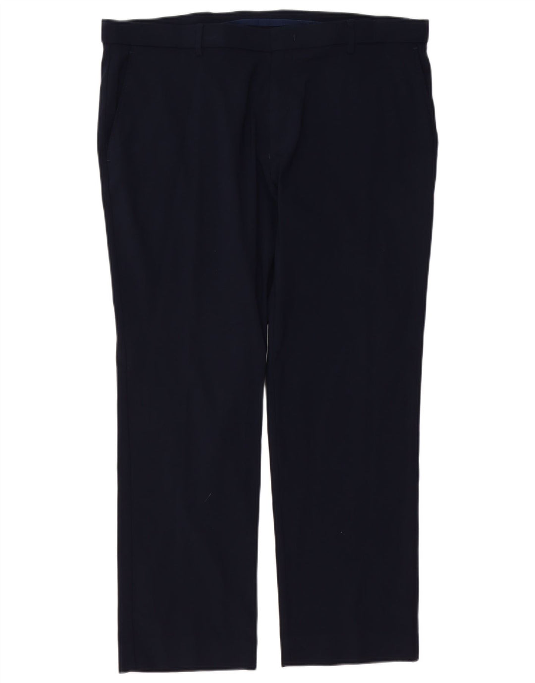 TOMMY HILFIGER Straight Chino-bukser til mænd W38 L29 Navy Blue Rayon