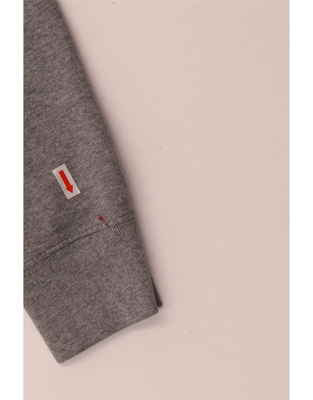 Vans Herre grafisk hættetrøje med lynlås lille grå bomuld