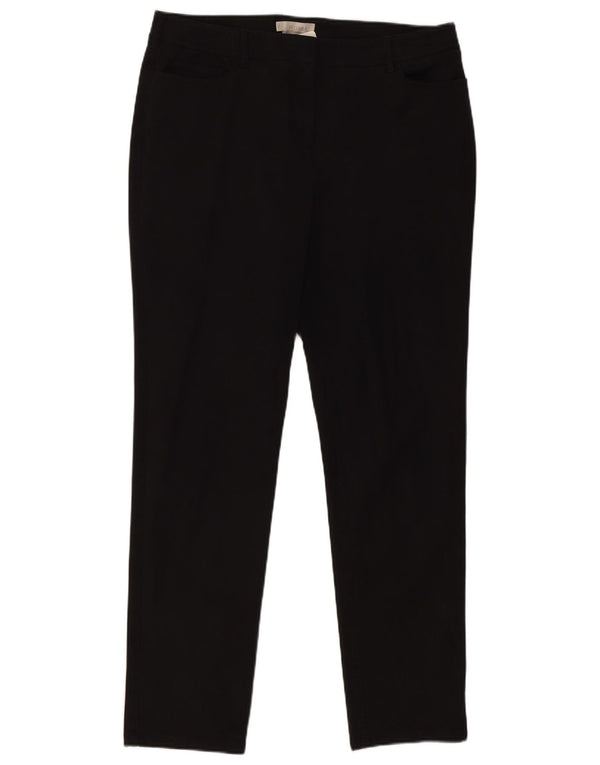 Hobbs Dame Skinny Casual Bukser UK 16 Large W34 L31 Sort Bomuld
