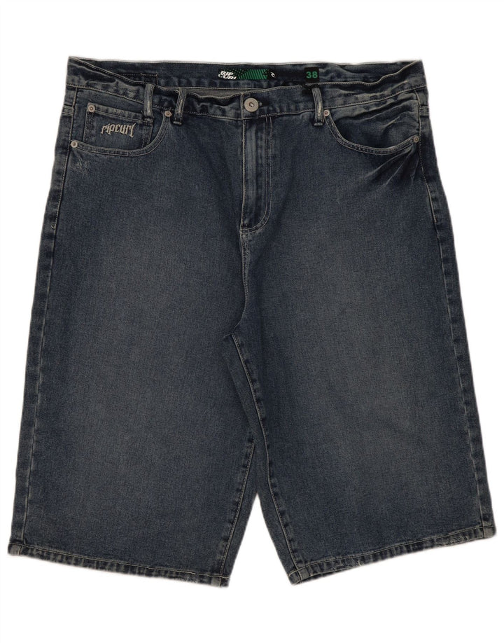 Rip Curl Herre Denim Shorts W38 XL Blå Bomuld