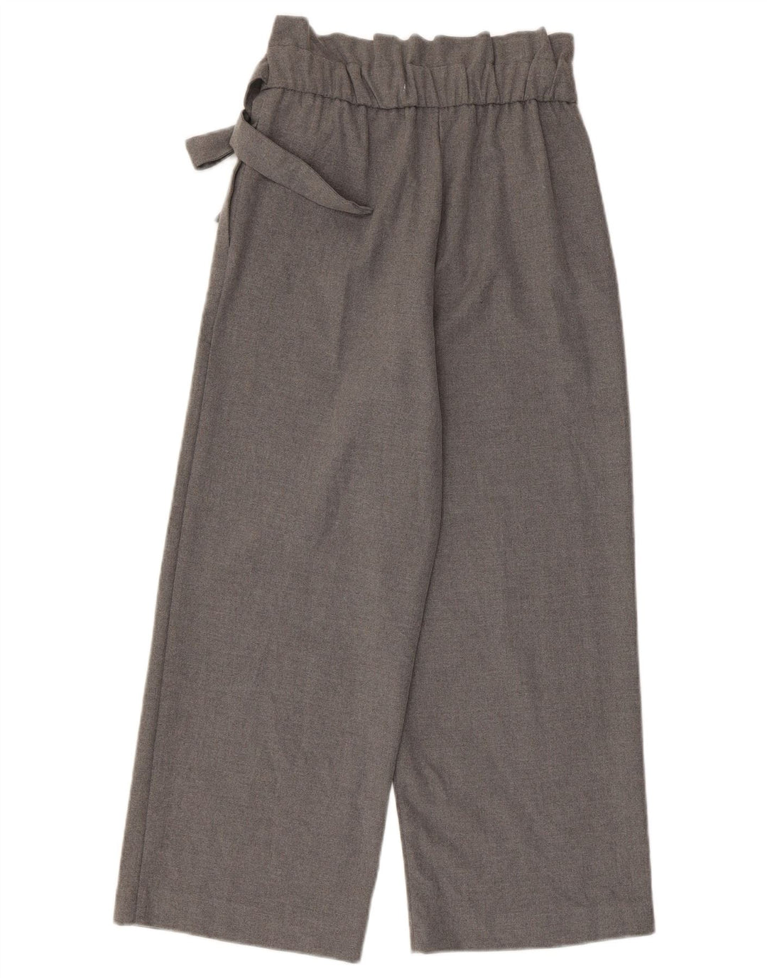 Zara Womens Cropped Trousers Small W26 L24 Grå Polyester