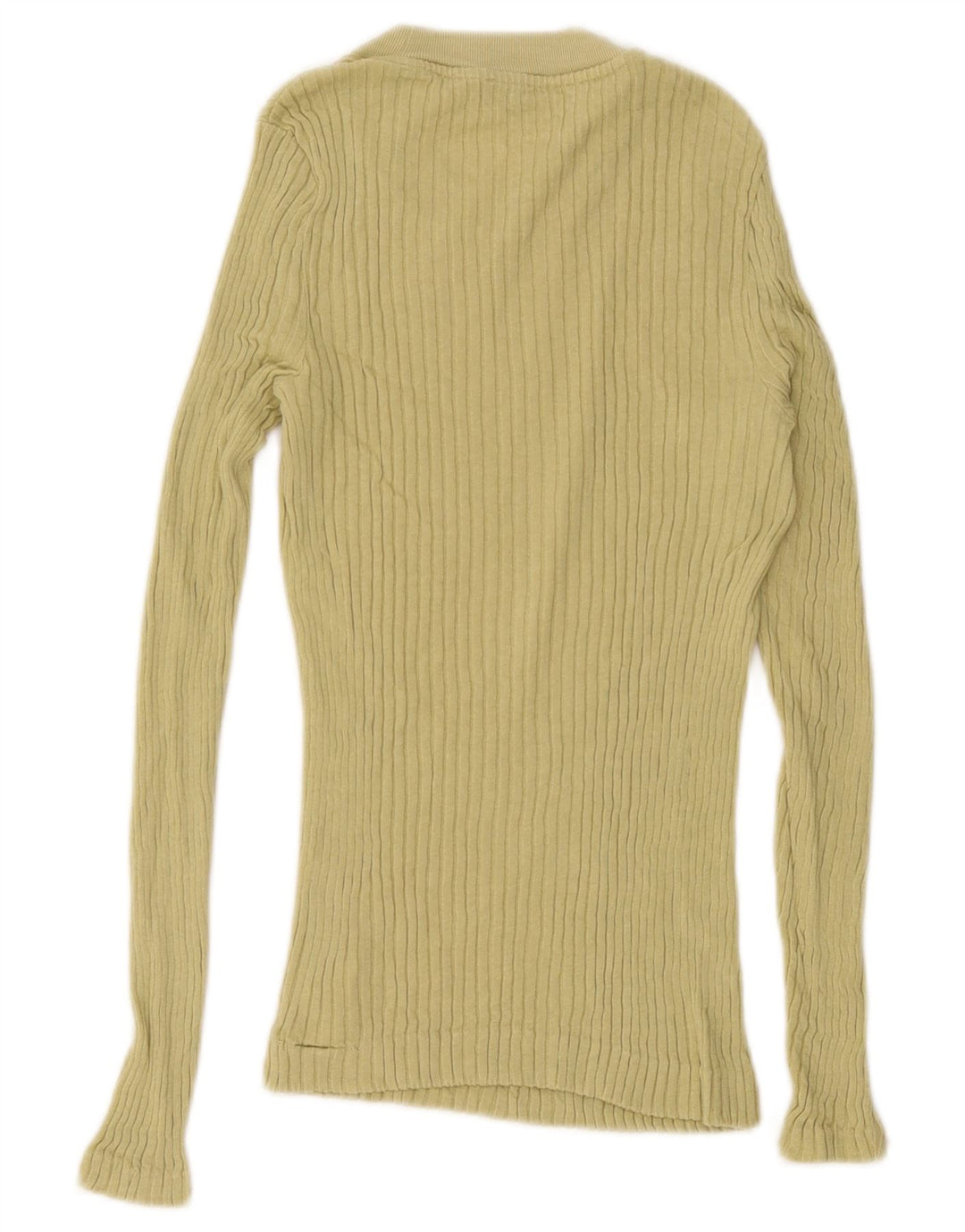 Massimo Dutti Herre sweater med rund hals XS Gul bomuld