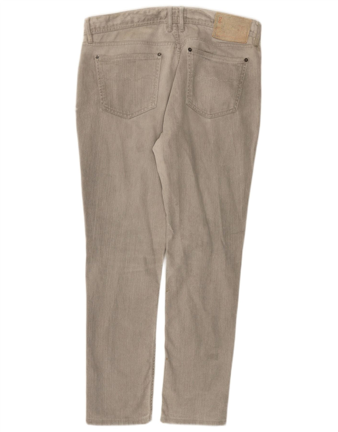 Dolce & Gabbana Herre Tight Fit Regular Straight Jeans W34 L28 Grå