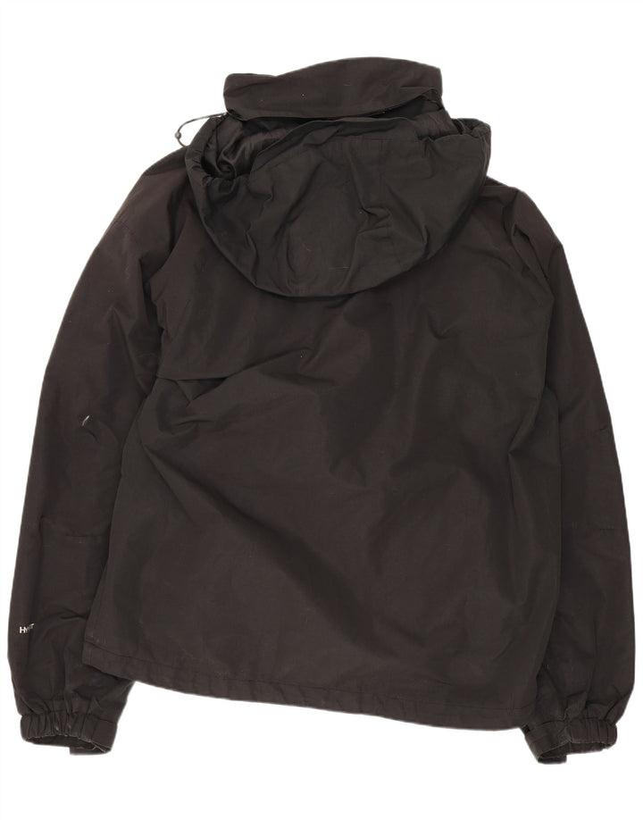 The North Face Regnjakke med hætte til mænd UK 40 Stor sort polyester