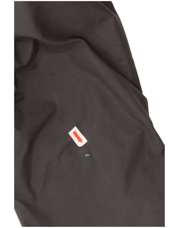 SUPERDRY vindjakkejakke med hætte til kvinder UK 18 XL sort nylon