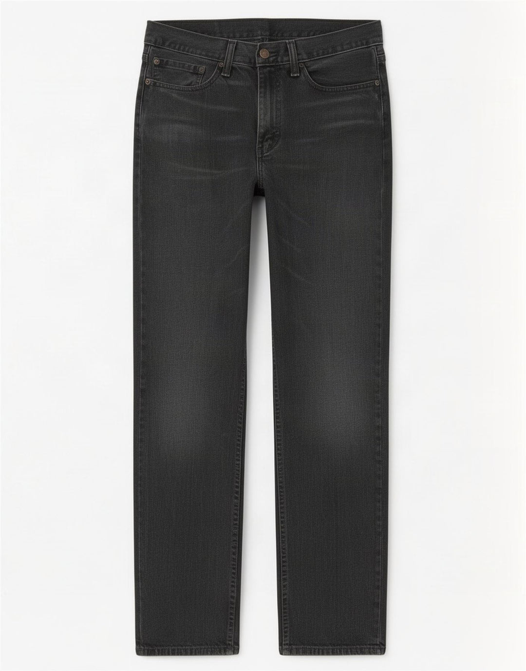 Levi's Straight Jeans til mænd W34 L34 Sort bomuld