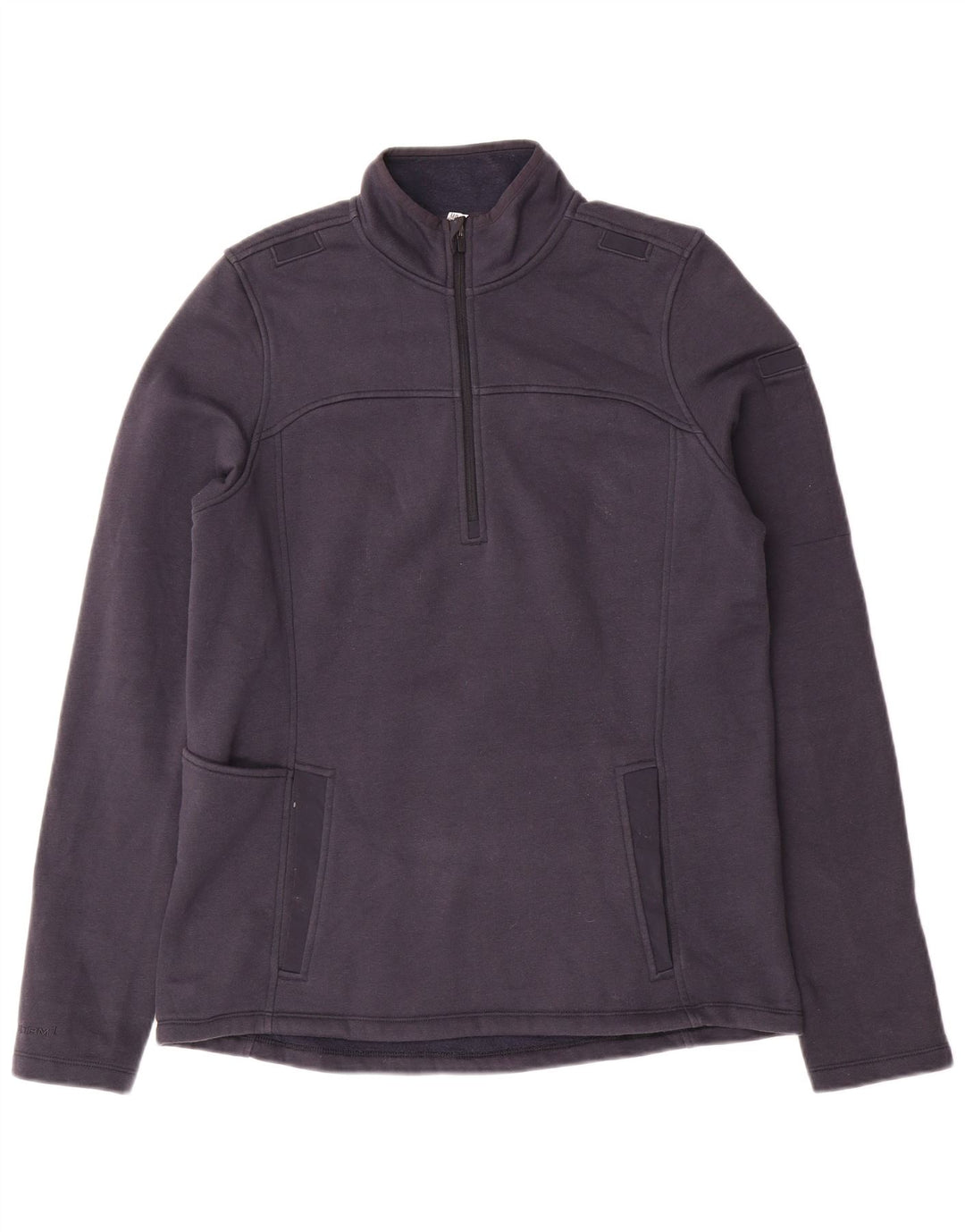 UNDER ARMOR Herre Cold Gear Zip Neck Sweatshirt Jumper Medium Navy Blue