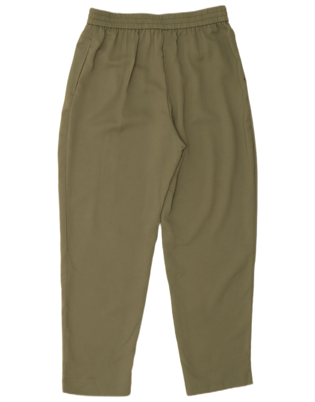Zara Træningsdragtsbukser til kvinder UK 8 Small Khaki Polyester