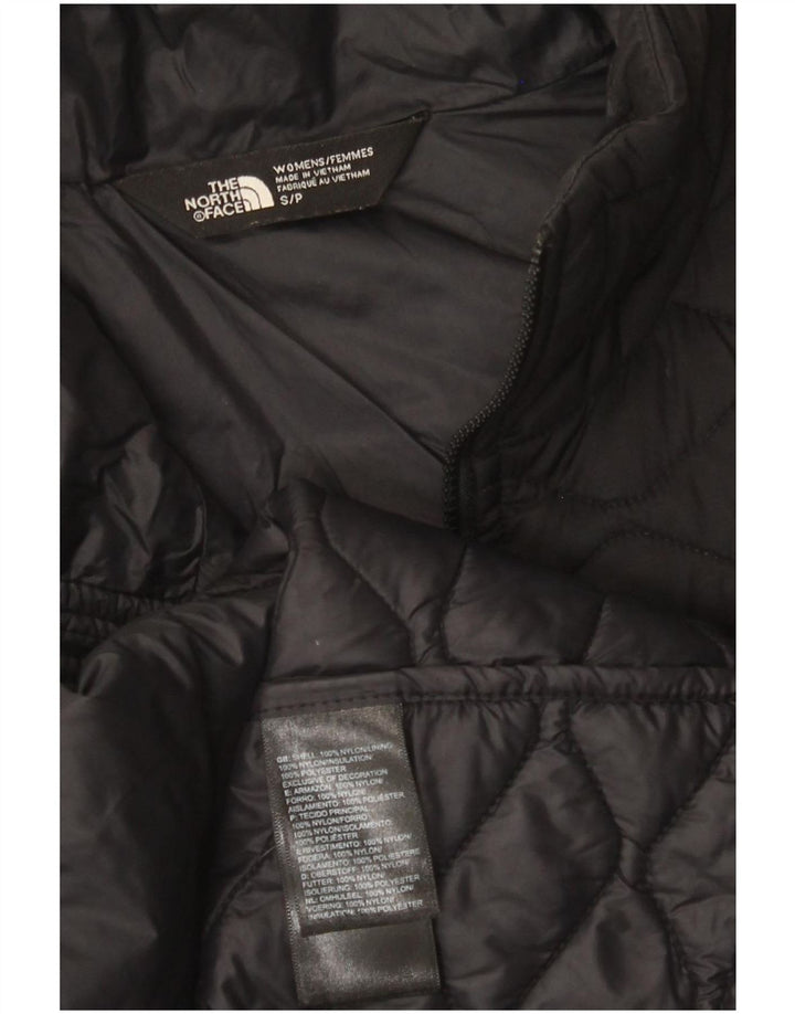 The North Face Quiltet jakke til kvinder UK 10 Lille sort nylon