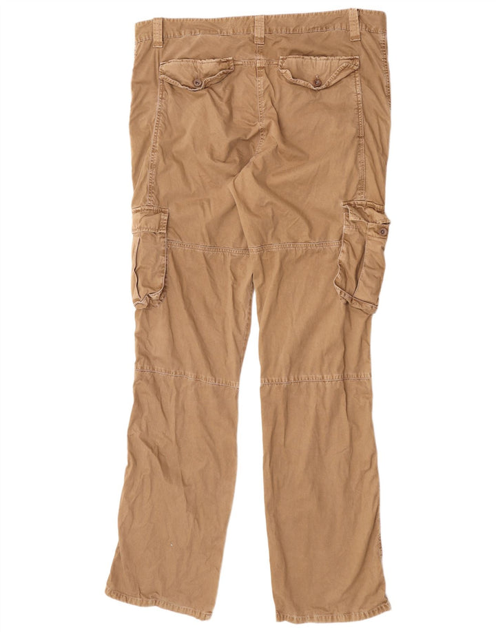 Mac Straight Cargo bukser til mænd W40 L38 brun bomuld