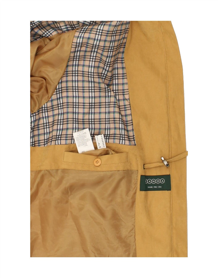 CANDA Womens Overcoat UK 12 Medium Beige Polyester Vintage Canda and Second-Hand Canda from Messina Hembry 