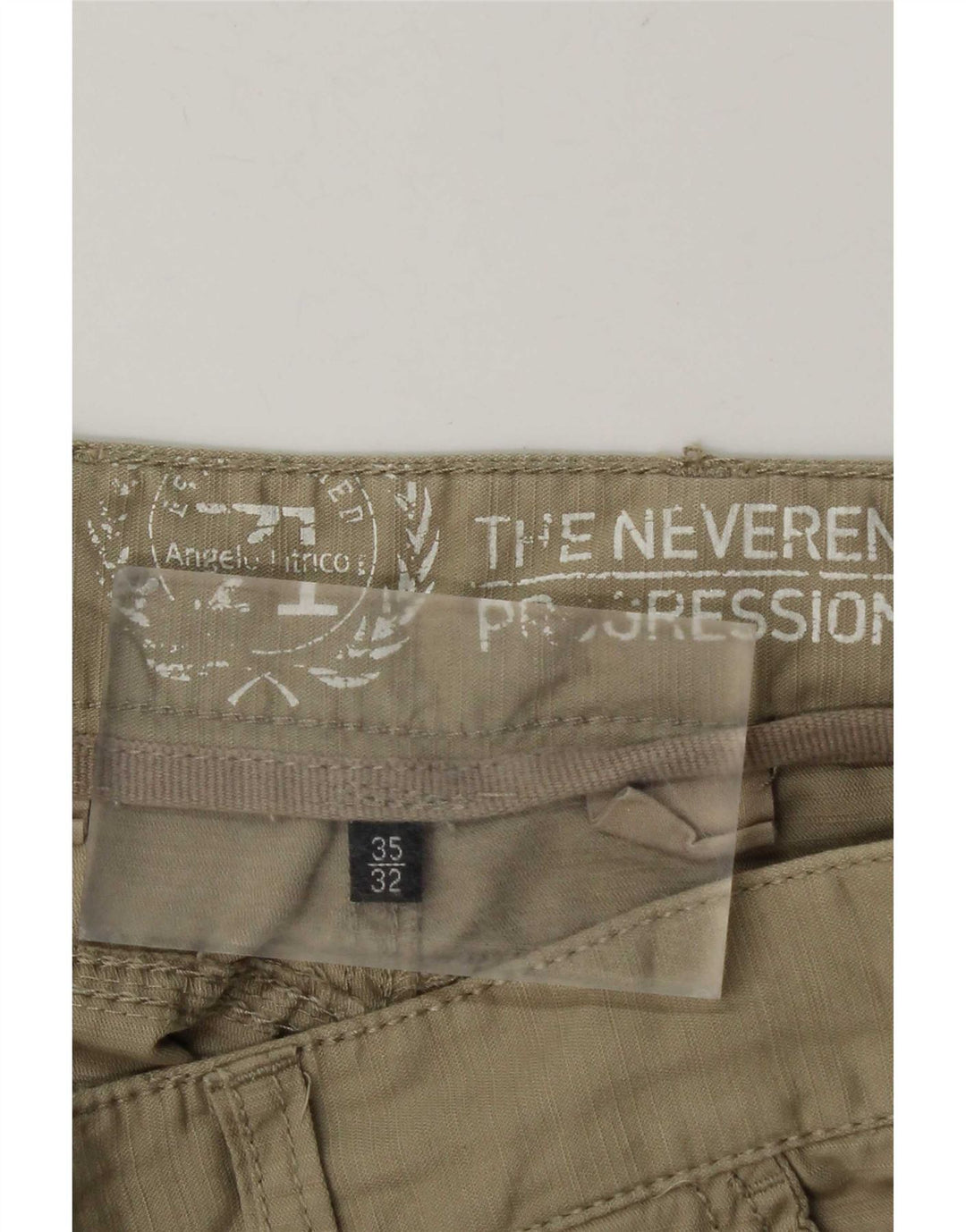 Vintage Straight Cargo Bukser til mænd W35 L32 Beige