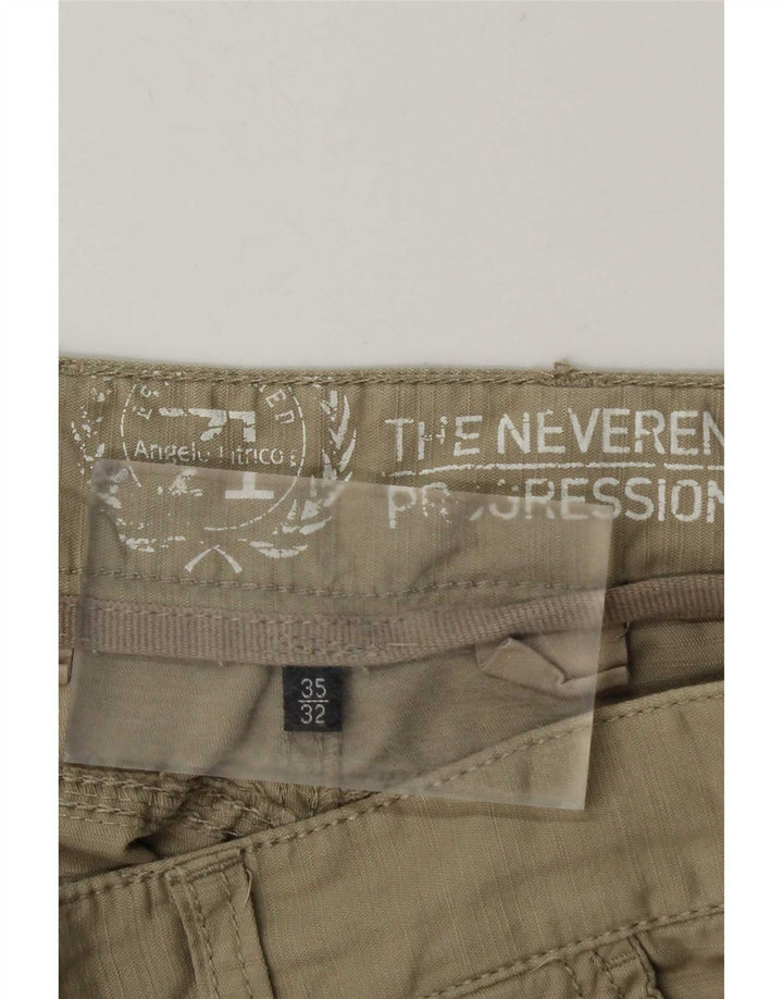 Vintage Straight Cargo Bukser til mænd W35 L32 Beige