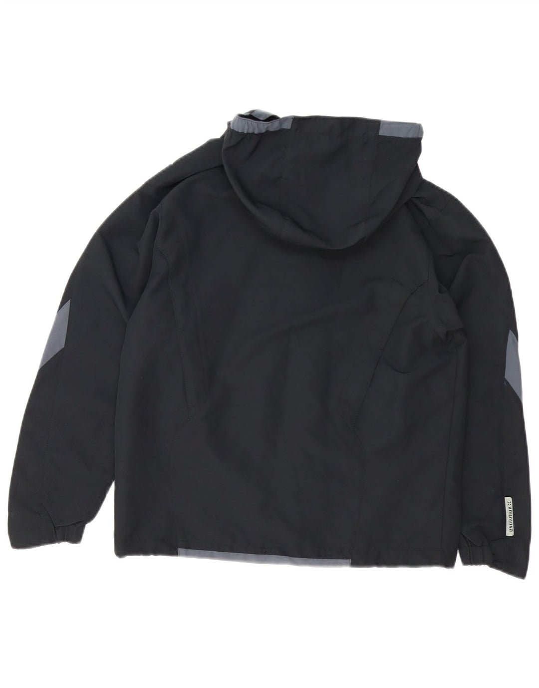 UMBRO Regnjakke med hætte til kvinder UK 14 Medium Sort Colourblock Polyester